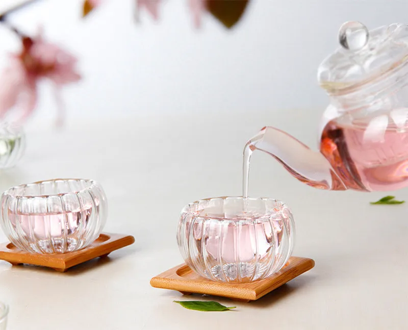 double wall glass tea cup 5