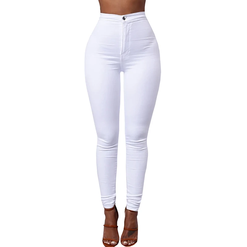Zebery High Waist Skinny Women's Pencil Jeans Autumn WinterTrousers High Stretch Skinny Woman Jeans Clothing