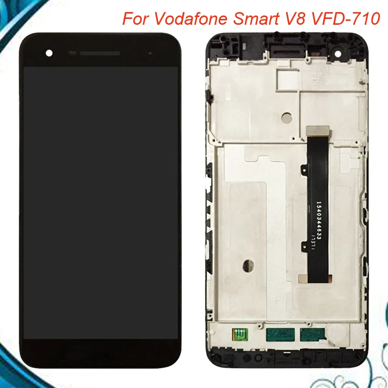 

For Vodafone Smart V8 VFD710 VFD 710 Full LCD Display Touch Screen Digitizer Assembly With Frame