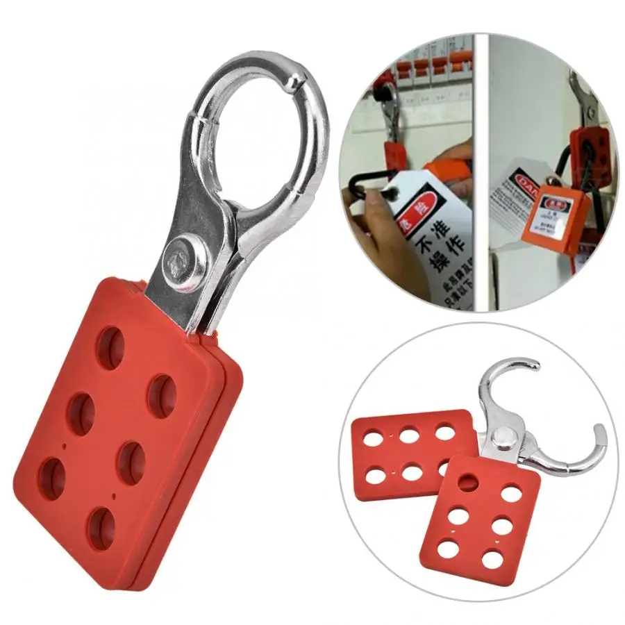 

Anti-spark Aluminum Buckle Hasp Security Lock 6 Holes Expander Industrial Equipment Anti-theif Safety Lock BD-K11