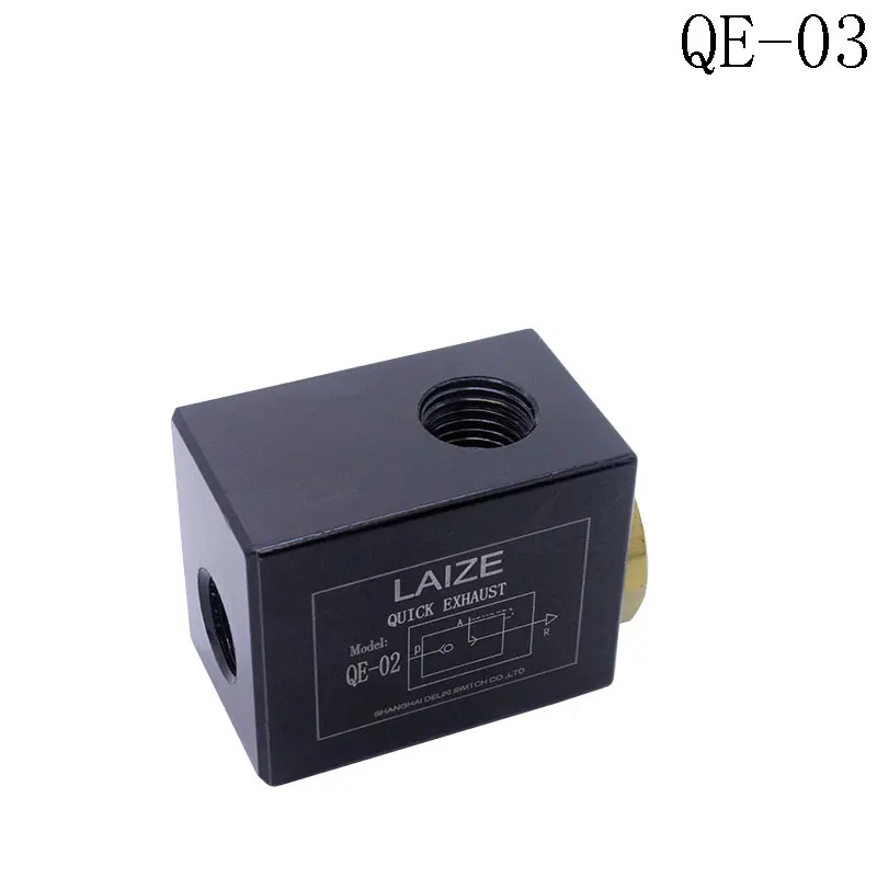 

5Pcs QE-03 Pneumatic 3/8" BSPT Quick Exhaust Valve Aluminum alloy
