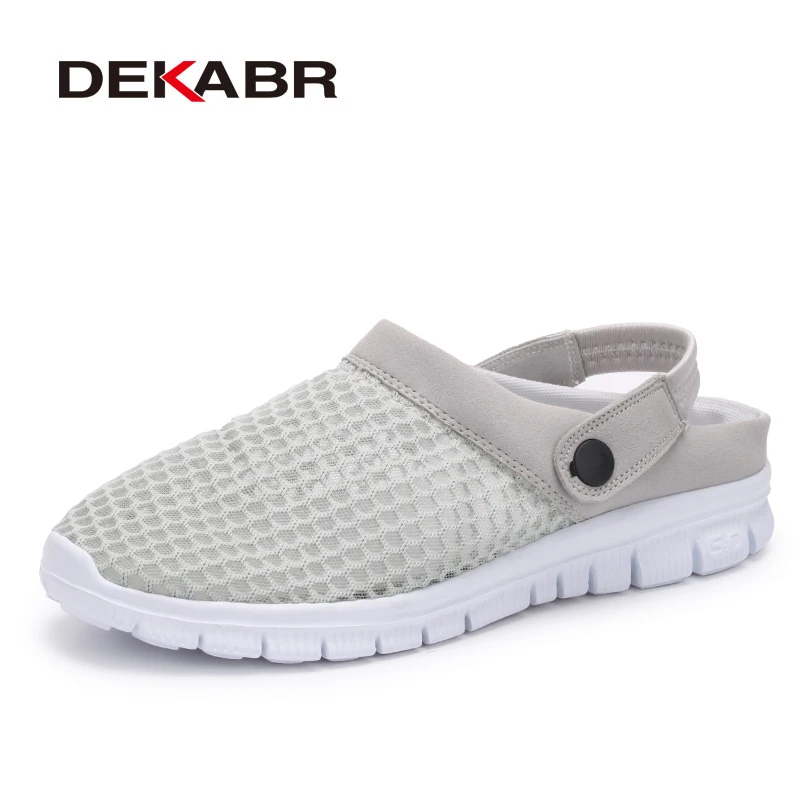 

ZIMNIE Fashion Men Summer Cool Slippers Shoes Breathable Mesh Beach Sandals Adults Unisex Shoes Casual Flip Sandals Footwear