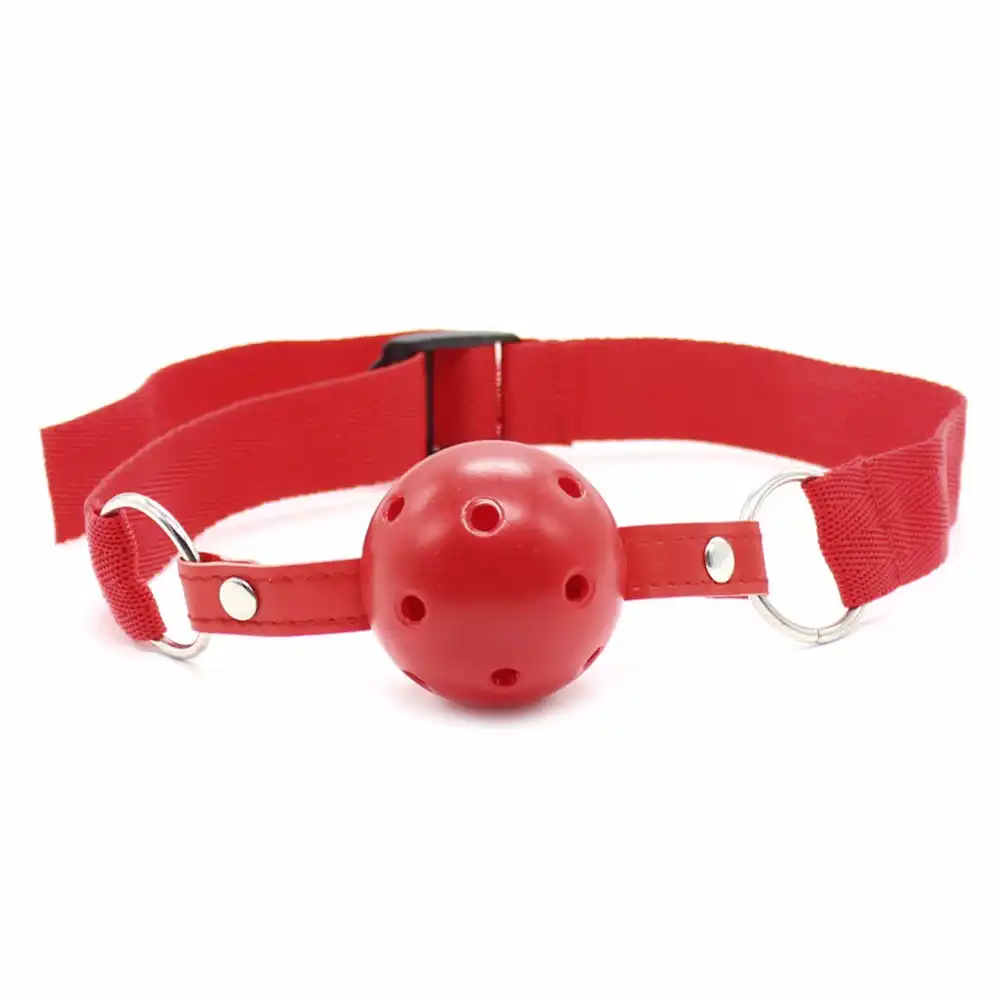 newly sex tool toy mouth ball gag mask set bon