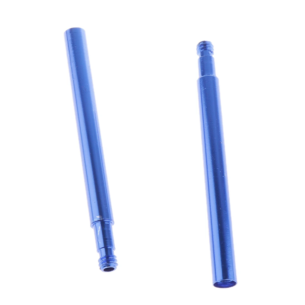 2pcs Bike Bicycle 70mm 2.76'' Alloy Presta Valve Extender French-Valve Adapter Extension Tube Accessories