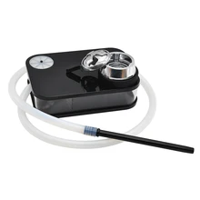 Акриловые арабских кальян с Led светильник Портативный кальян Narguile Чичи курение Водопровод