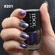 Idol цвет 10 мл Лазерная серии Лаки для ногтей высокие ингредиенты голографическая Лаки для ногтей супер блеск Холо Дизайн ногтей исчезают польский