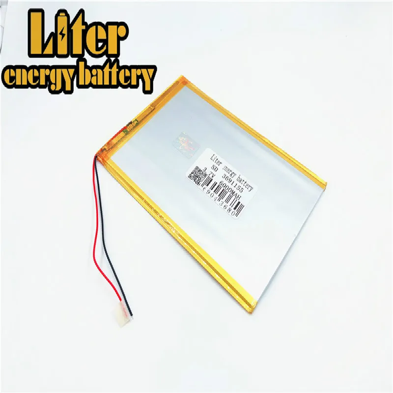 3,7 V 6000mAH 3691155 3590155 PLIB(полимерный литий-ионный аккумулятор) литий-ионный аккумулятор для планшетных ПК mp3 mp4 сотовый телефон динамик