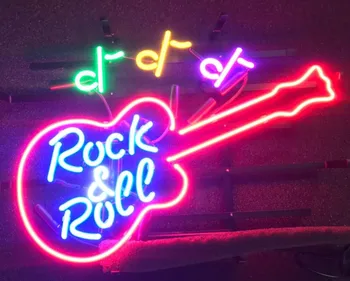 Custom Rock & Roll Neon Light Sign Beer Bar 1