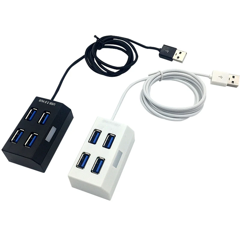 

New USB 2.0 Hub High Speed 4 Port For U Disk Mouse Keyboard Digital Camera Card Reader EM88