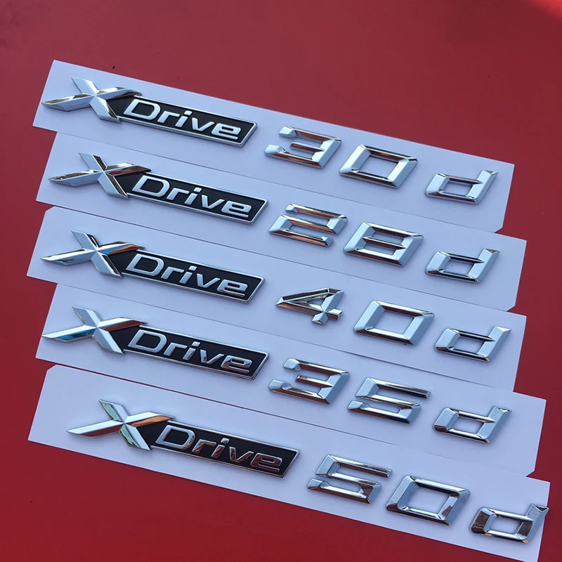 Для BMW новый X1 X3 X4 X5 X6 X7 XDrive 20d 28d 30d 40d 50d 20i 25i 28i 30i 35i 40i 48i 50i Эмблема Fender для машины