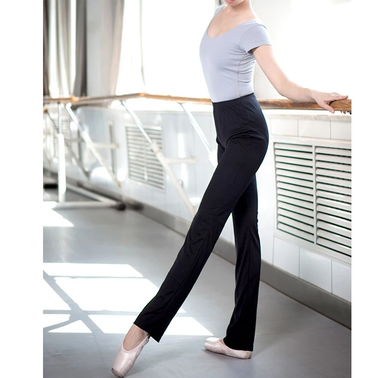 Ladies Fitness Pants Slim Ballet Leggings (4)