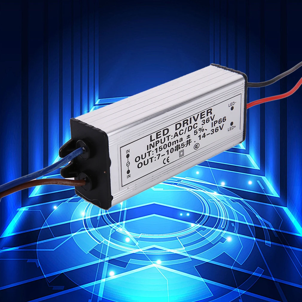 

Newest Useful 50W AC/DC 36V Aluminum LED Electronic Power Supply Driver Silver