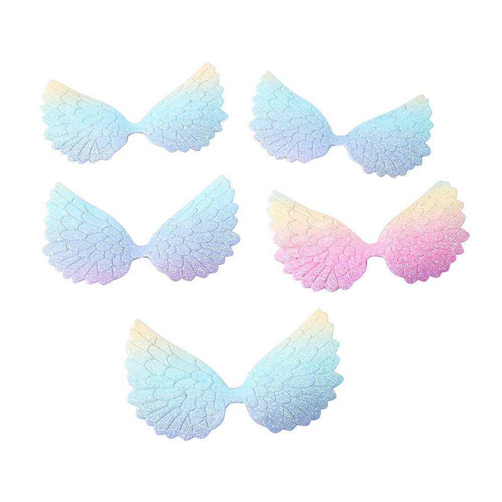

David accessories Wings Glitter Patch Love Valentine's Day DIY Hair Accessories Craft Handmade Decoration,5Yc4865