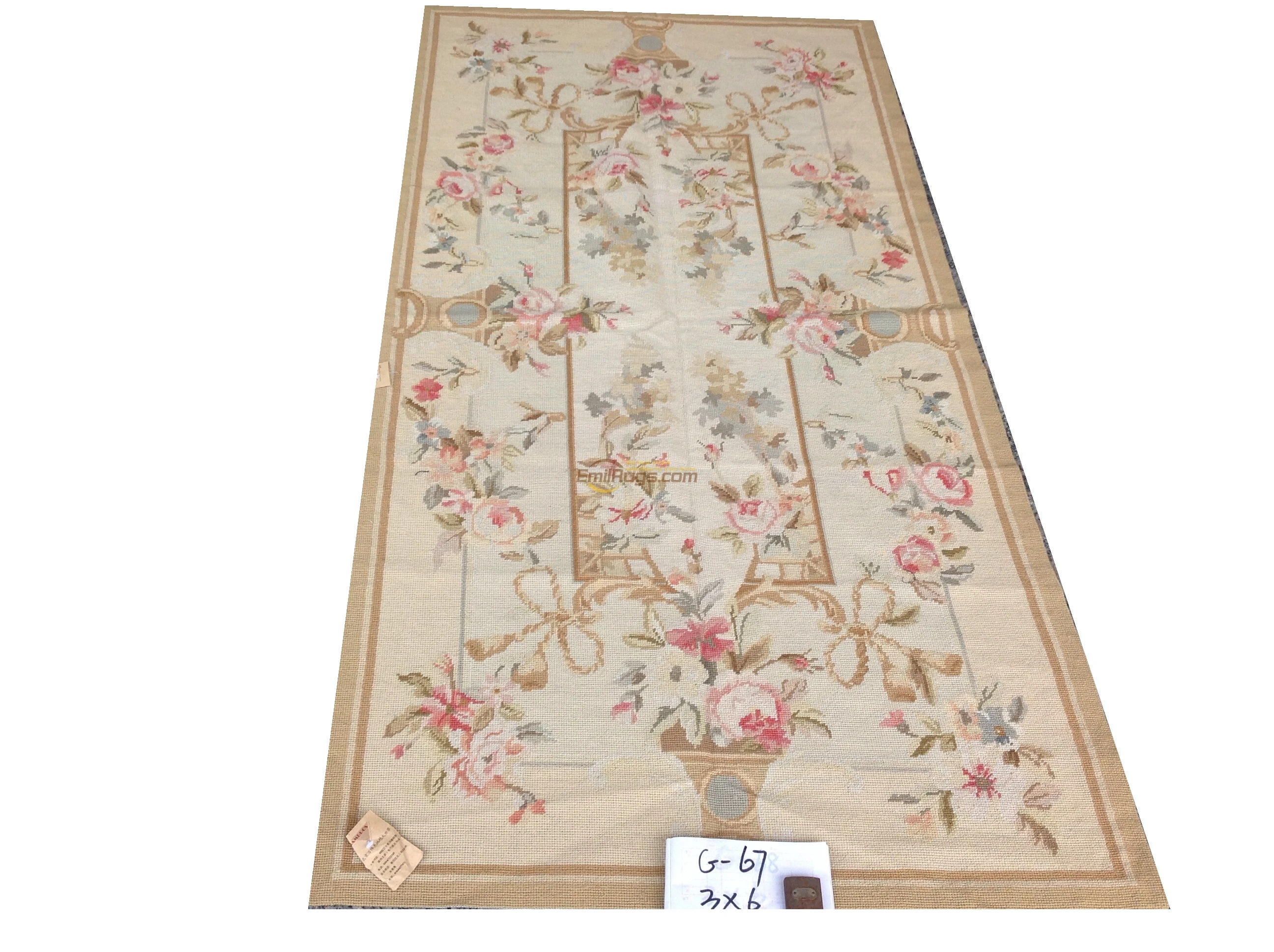 

Genuine Hand-made Oriental Needle Point Carpet Needle-point Carpets From China Are Handmade Knitted Sofa Blanket Traditional