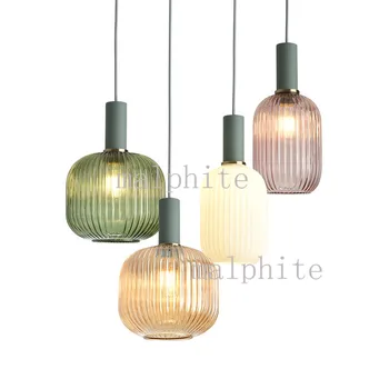 

Nordic LED Pendant Lamp Lighting Glass Pendant Lights Restaurant Decoration Luminaire Living Room Hanging Lamp Kitchen Fixtures