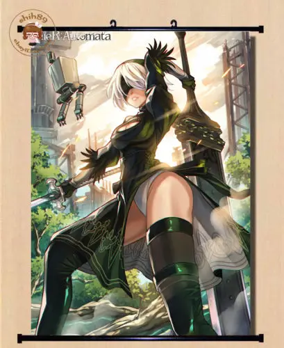 

NieR: Automata YoRHa No.2 Type B Game Home Decor Poster Wall Scroll Mural