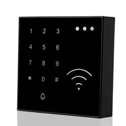 125 кГц RFID smart card reader NFC EM ID считыватель с Дверные звонки и пуговицы Водонепроницаемый сенсорной клавиатурой для Система контроля доступа