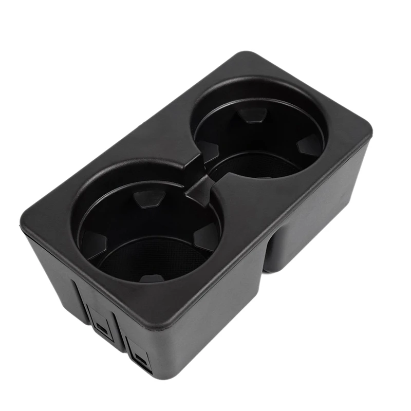 

Floor Console Cup Holder Drink For Compatible With Chevy/Gmc (2007-2013 Silverado/Sierra, 2007-2014 Suburban/Yukon/Tahoe) Repl
