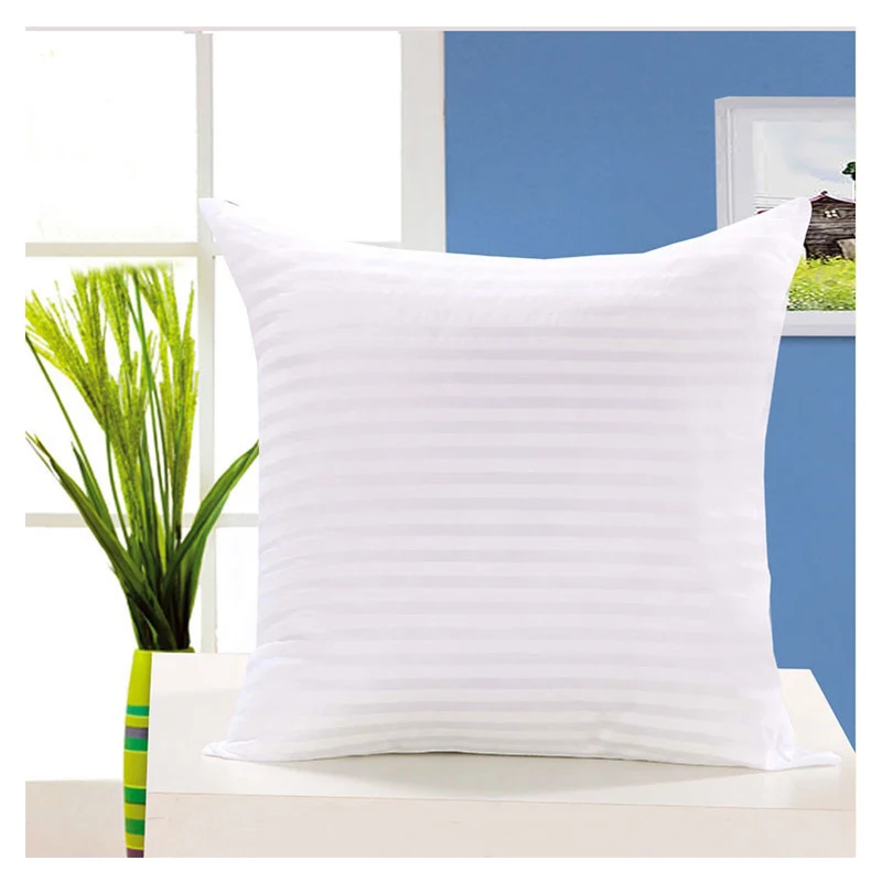 

1 pc Core Pillow Polyester Internal Filling Pattern Soft Tender Pillow Interior Car Seat Home Decor Insert White All size