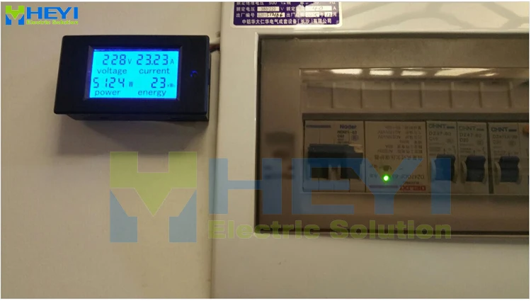 LED AC power monitor energy metering Tipical Case 6