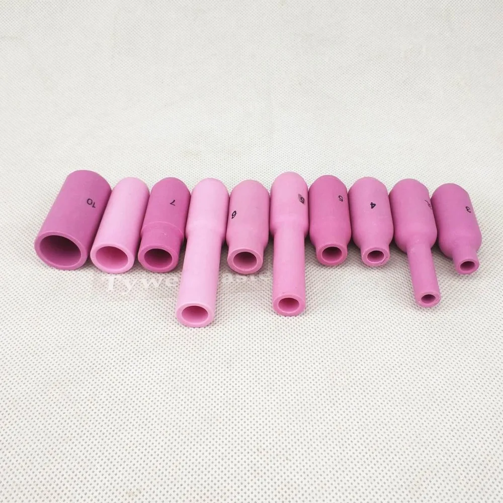 

TIG Nozzles Ceramic Cup #3/3L/4/4L/5/5L/6/6L/7/8/10 for WP17 WP18 WP26 Tig Torch Alumina Nozzle