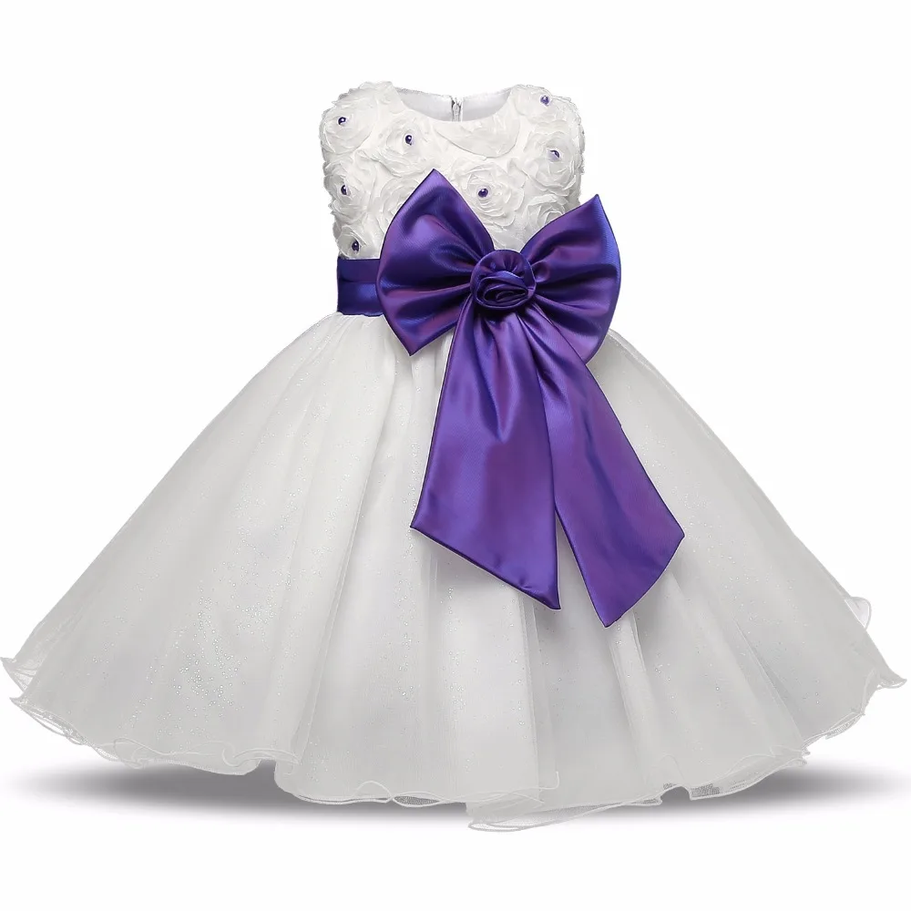 

Christmas Girl Dress Wedding Princess Tutu Party Events Dresses For Teenage Girl Dress Ceremonies Bow Kids Children Clothes