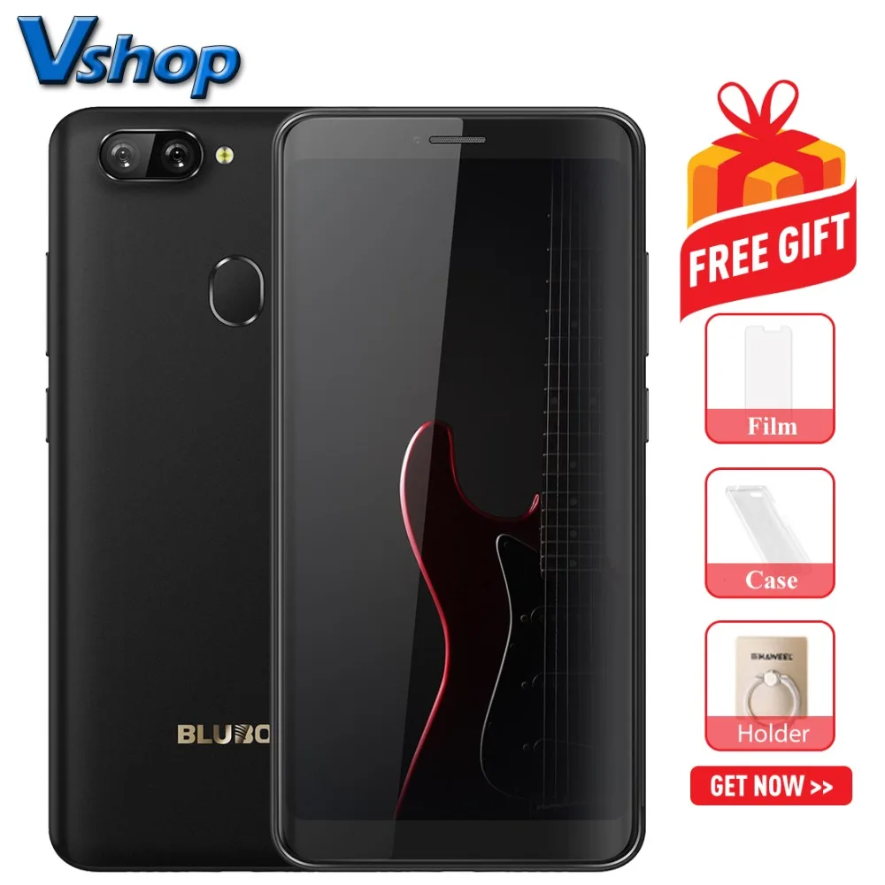 

BLUBOO D6 3G WCDMA Mobile Phones Android 8.1 2GB+16GB MT6580A Quad Core Smartphone Dual Back Camera Dual SIM 5.5 inch Cell Phone