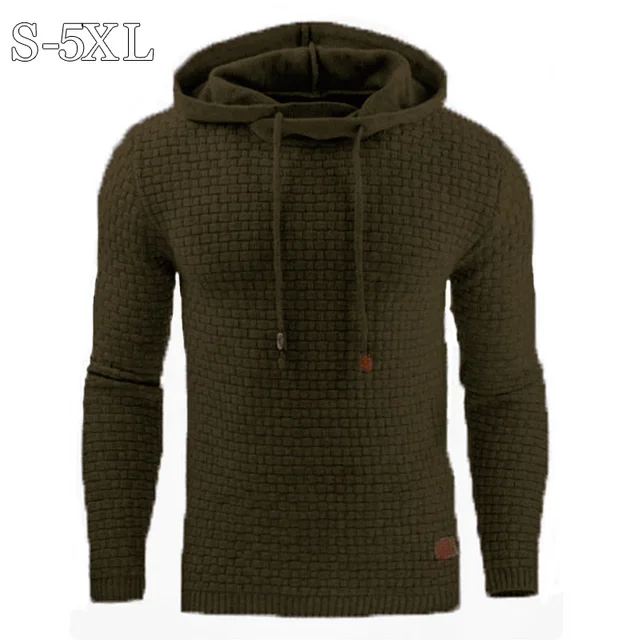 Hoodies Men 2018Brand Male Long Sleeve Solid Hooded