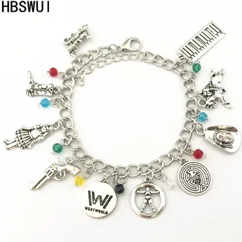 

HBSWUI Wholesale Free shipping 20pcs a lot Westworld charm Bracelet DTHVVFDSD02