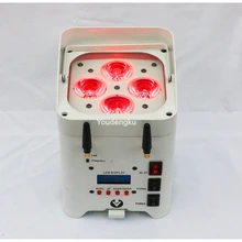 4x12 Вт rgbwa + uv 6в1 wifi Беспроводные диоды питающиеся от батареек dmx