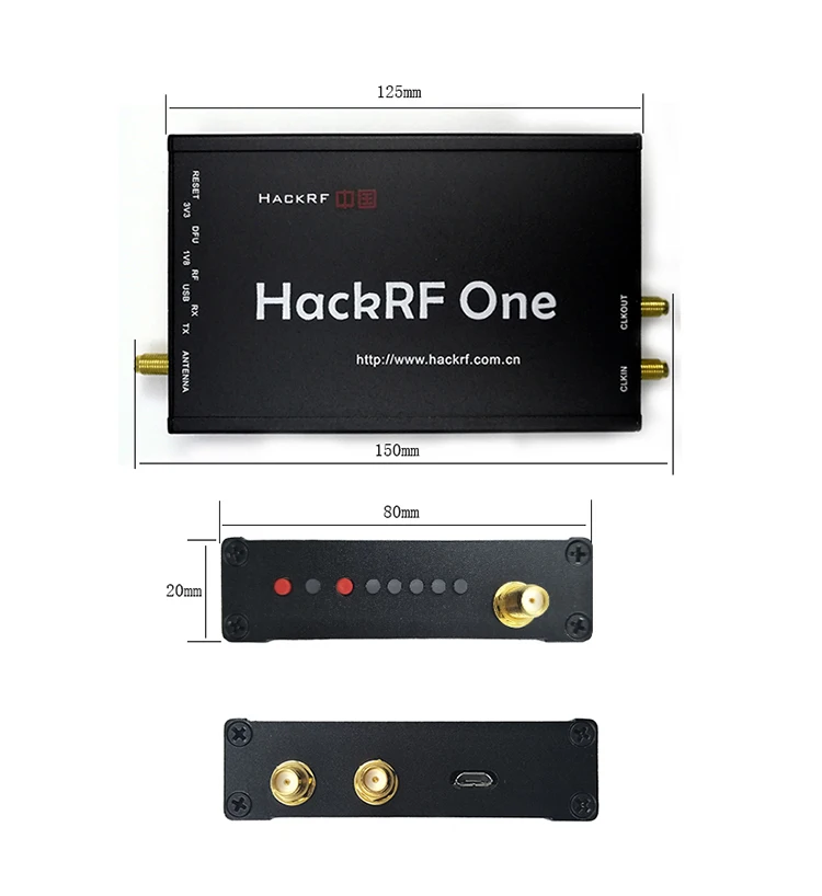 HackRF One 1 МГц до 6 ГГц SDR платформа программно определяемая радио с внешней точности