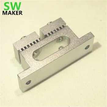 

all metal aluminum alloy y-belt holder Y-axis timing belt tensioner For DIY Reprap Mendel Prusa i3 3 D printer Fast ship