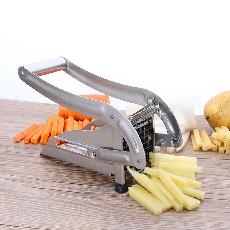 with 2 Blades Manual French Fry Cutters StainlessSteel Manual Bar