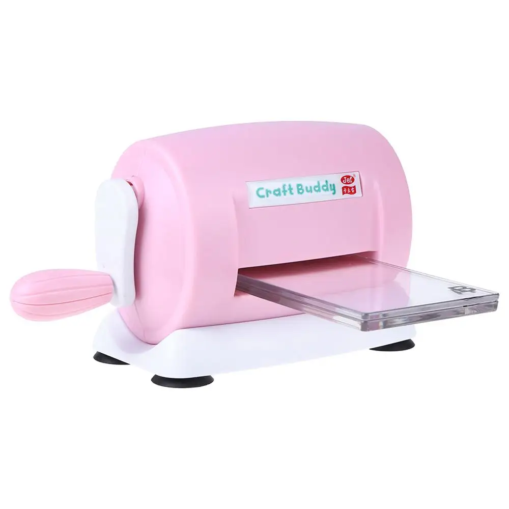 New Arrival Die-Cut Machine Die Cutting Embossing Machine Scrapbooking Cutter DIY Craft Dies Cut Machine Tools Home Decor - Цвет: Pink