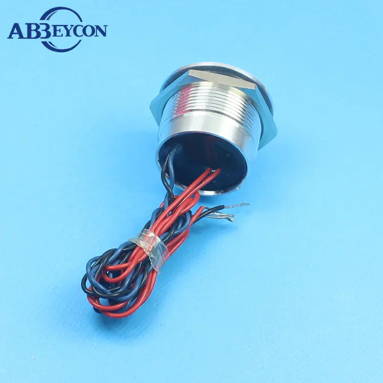 22 мм Мгновенный RGB LED свет белый синий красный желтый с подсветкой 12V IP68