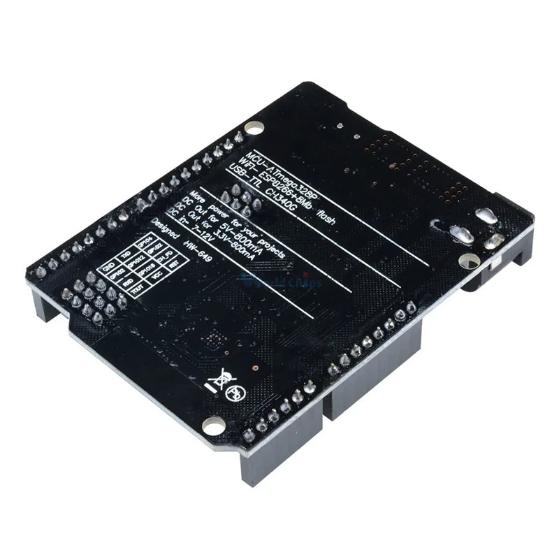 Модуль регулятора напряжения Uno + Wifi R3 Atmega328P + Esp8266 (32 Мб памяти) Usb-Ttl Ch340G для Arduino Uno, Nodemcu, Wemos Esp8266
