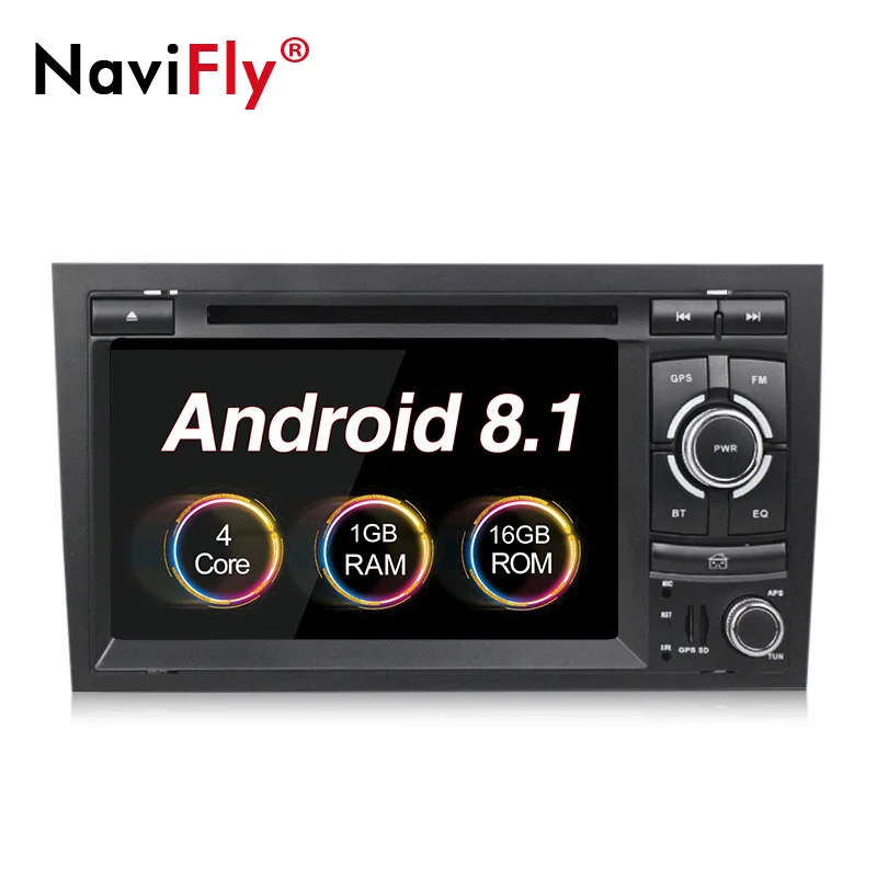 

New user interface! 2 din Android 8.1 car dvd multimedia player for Audi A4 S4 B6/B7 RS4 2002-2008 autoradio with gps CANBUS