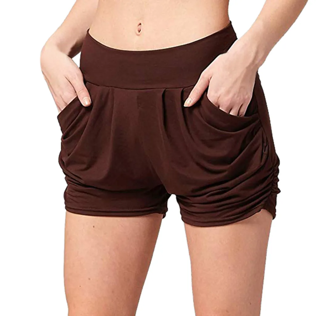 JAYCOSIN одежда женские шорты сексуальные Плиссированные Свободные женские шорты модные повседневные ультра мягкие карманы летняя с высокой