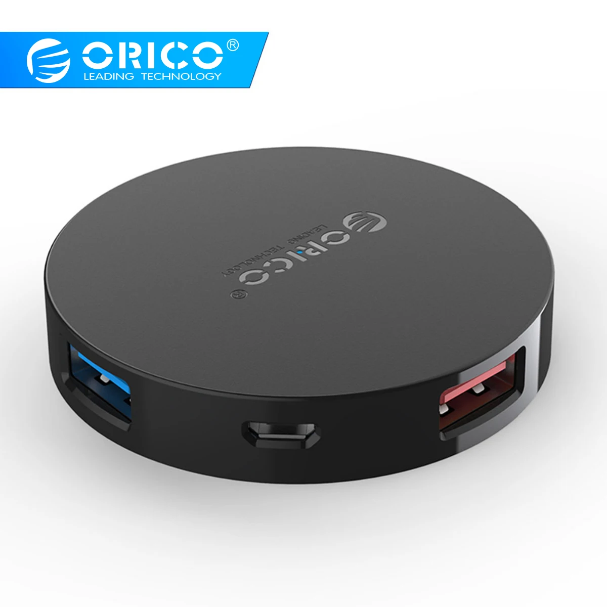 ORICO HA4U супер Скорость 4 Порты и разъёмы usb-хаб 3,0 Портативный OTG концентратор USB разветвитель с светодиодный светильник для Apple Macbook Air ноутбук Планшетные ПК