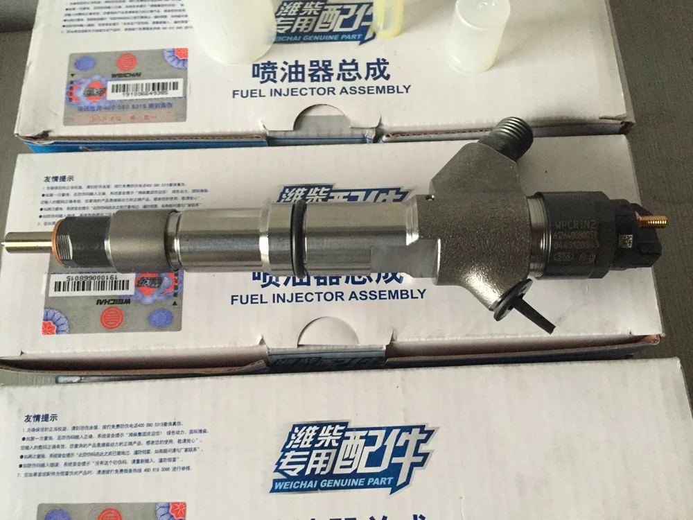 

Weichai engine WP10 injector Truck Spare Parts 0445120343 / 612640080031