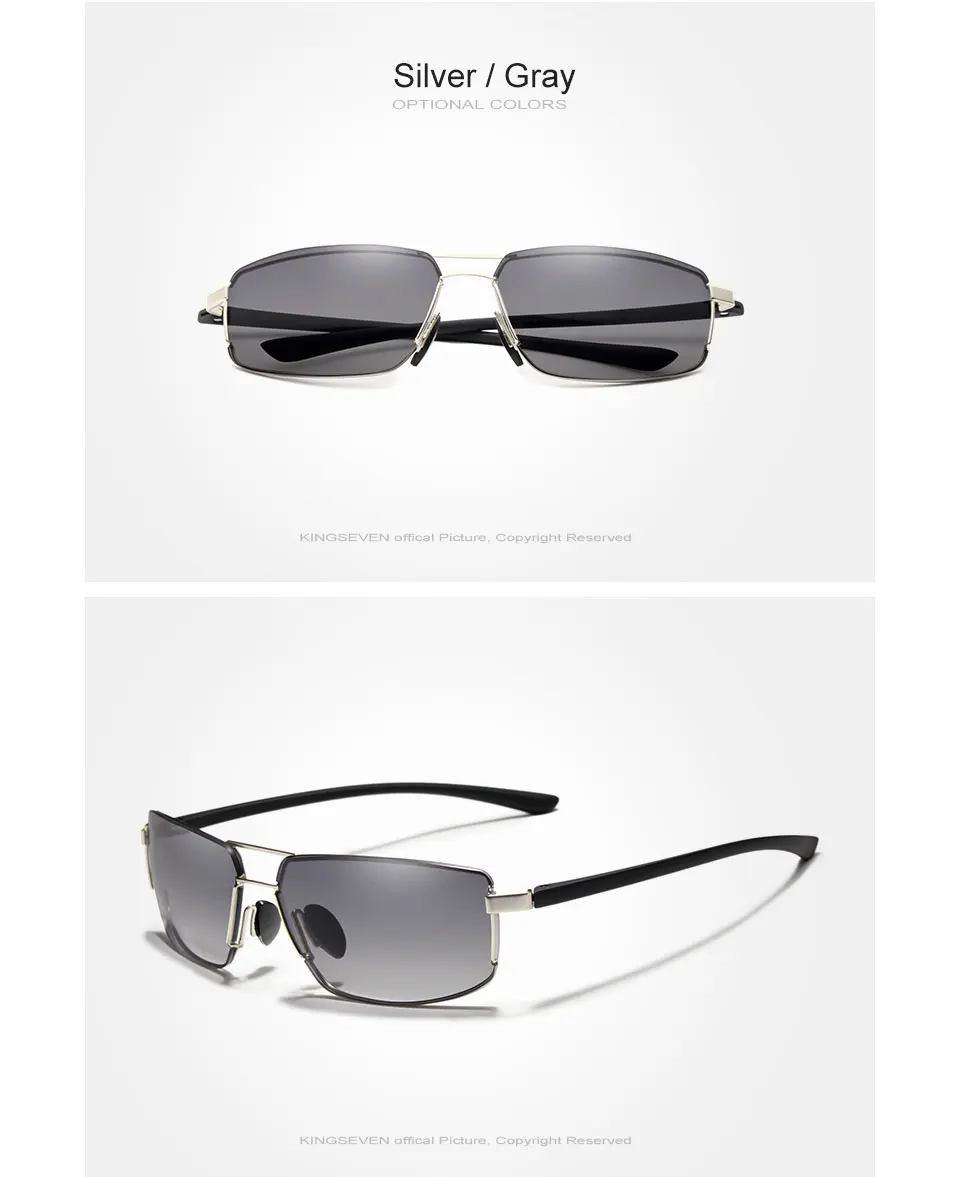 KINGSEVEN, фирменный дизайн, UV400, солнцезащитные очки, градиентные, для мужчин и женщин, для вождения, мужские, квадратные, солнцезащитные очки, из нержавеющей стали, Oculos Gafas