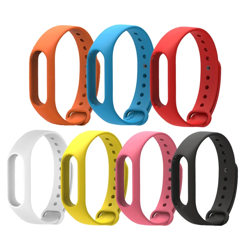 Силиконовый сменный ремешок HAOBA для Xiaomi Mi Band 2 цветные умные силиконовые браслеты