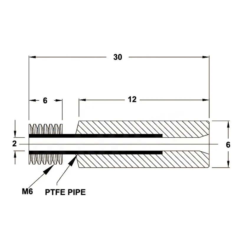 MK8-Extruder-All-Metal-Throat-M6x30mm-for-CTC-3D-Printing-Carbon-Fibre-1-75mm-(2)