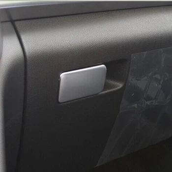 

ABS Chrome For Kia Optima K5 2016 2017 accessories styling Car copilot glove Box handle Cover trim