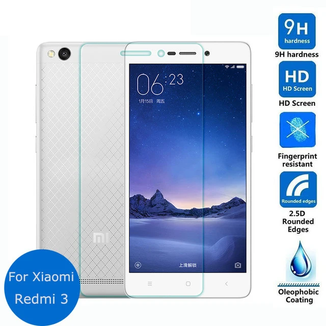 

2.5D Tempered Glass For Xiaomi Redmi 3 Pro High Quality Protective Film Explosion-proof Screen Protector for Redmi 3 3S Prime
