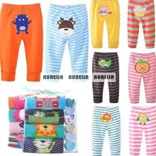 Штаны для малышей 0 мес.-12 мес. Одежда для новорожденных с героями мультфильмов для мальчиков и девочек штаны с рисунком для тела Drpp10