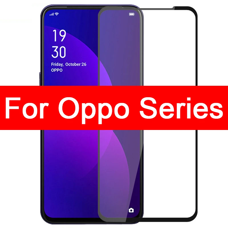 full tempered glass for Oppo Realme 2 C1 A3s A5 A59 A73 F1s F5 Youth F7 F9 F11 Pro screen protector HD protective glas skin film