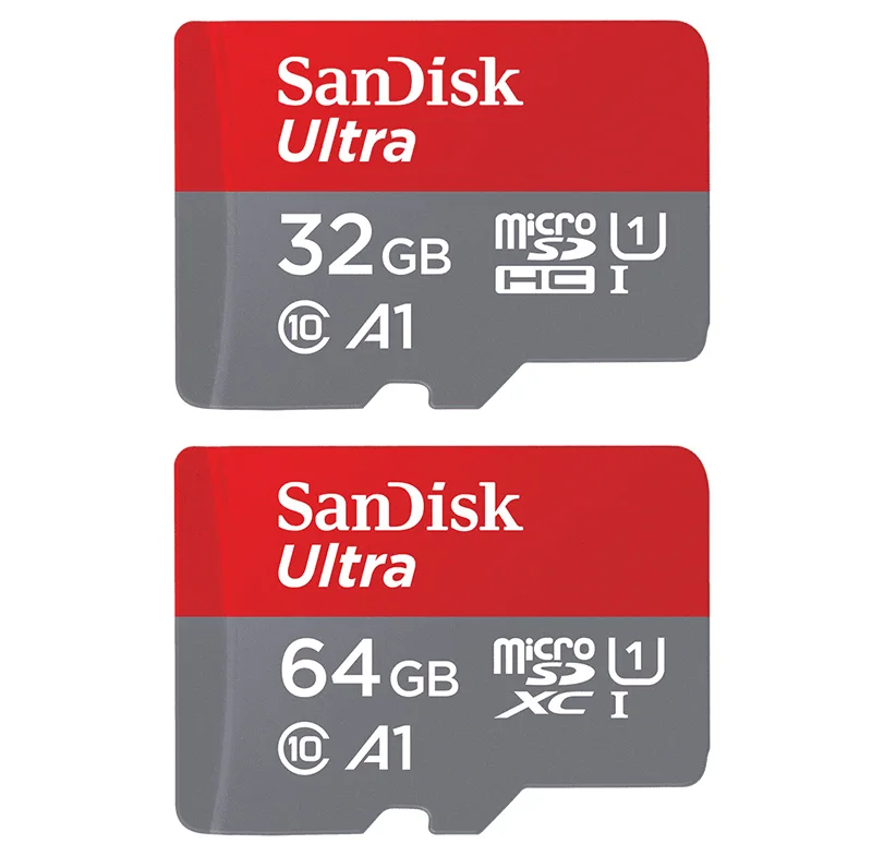 SanDisk 32 ГБ Оригинальный Micro SD Card 98-100 МБ/с. Class10 16 ГБ карты памяти 64 ГБ 128 ГБ 200 ГБ флэш-карты 256 ГБ карты памяти Бесплатная доставка