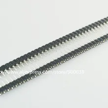 10 шт. 2,54 мм Шаг круглые отверстия круглые булавки 1x40 гнездо 2,54 мм полоса Оловянная печатная плата панель IC ломаемый 40 позиции изолятор 3,0