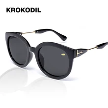 Сплав, кристалл, поляризованные линзы, солнцезащитные очки для женщин, черная оправа, роскошный бренд, негабаритный градиент, женские солнцезащитные очки, очки Oculos